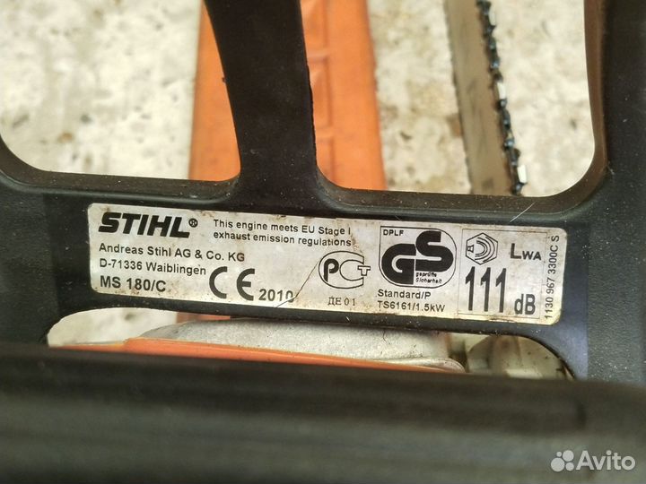 Бензопила stihl ms 180