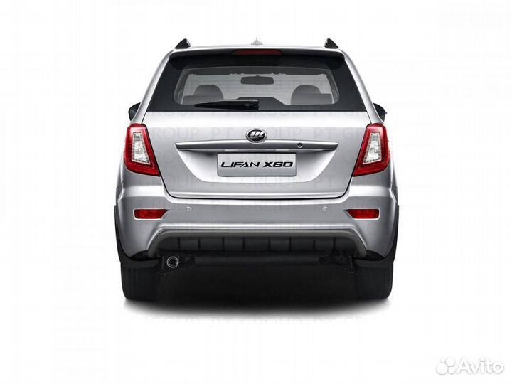 Защита заднего бампера 51 мм (ппк) lifan X60