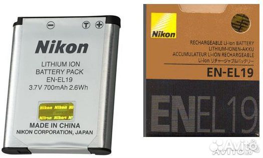 Аккумулятор Nikon EN EL19 для фотоаппаратов Nikon
