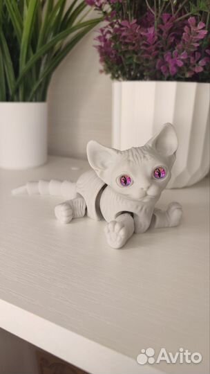 Игрушка котëнок сфинкс 3D подвижный