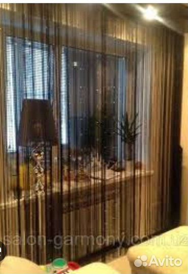 Штора нить косичка