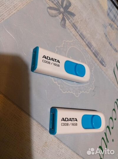 Usb флешка 3.0,16 гигабайт Adata 2 шт