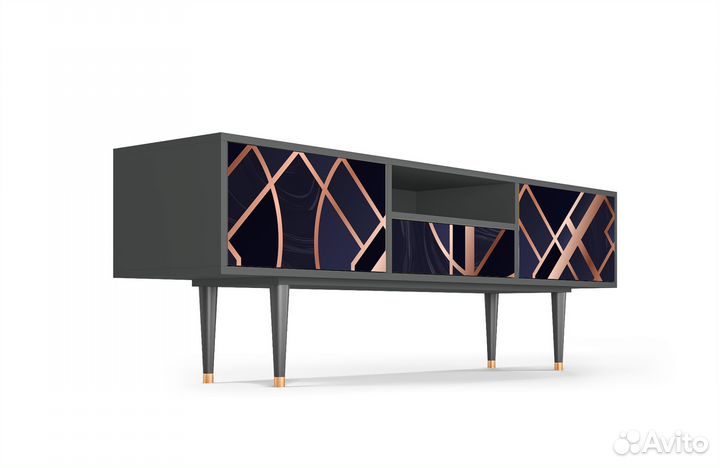 Тв-тумба T6 - Антрацит - Purple Temple