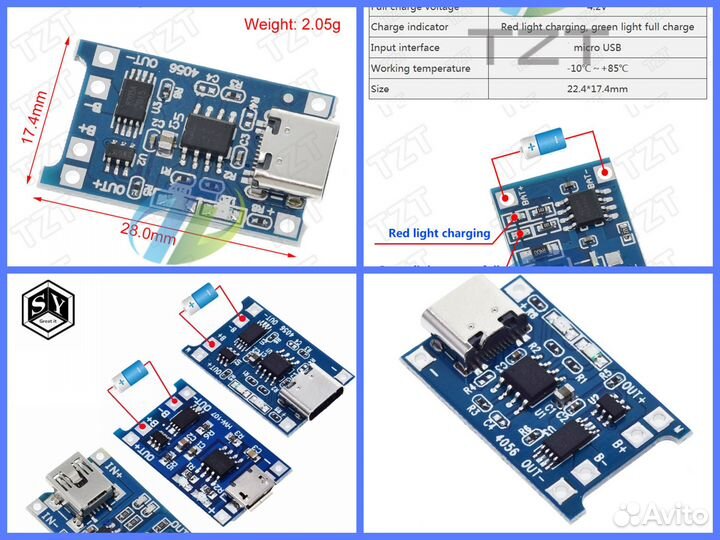 Зарядка плата балансир BMS на 1S 3S 4S 5S 100A