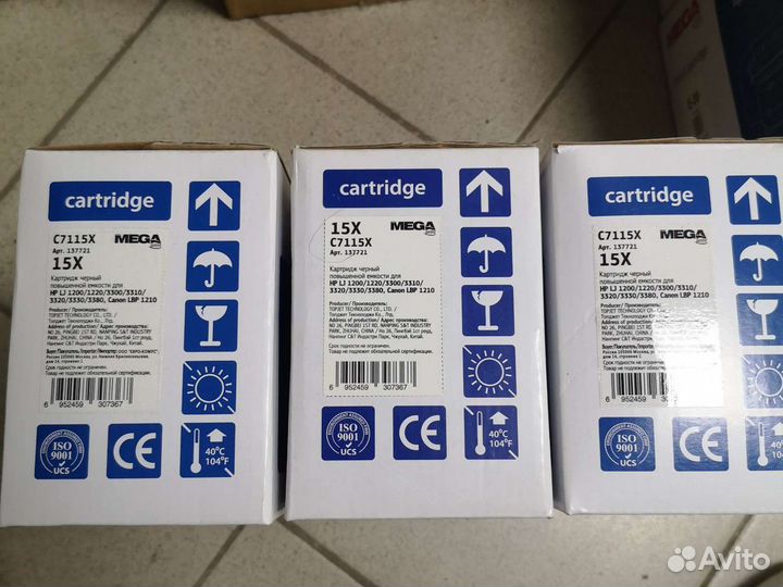 Картриджи hp C7115X 15X