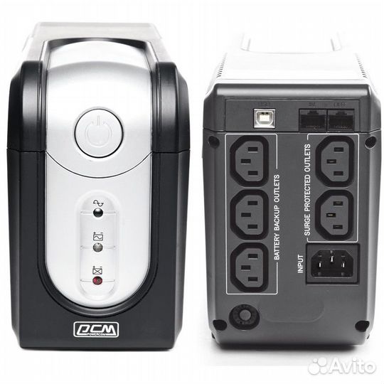 Ибп PowerCom IMP-525AP USB+RJ45