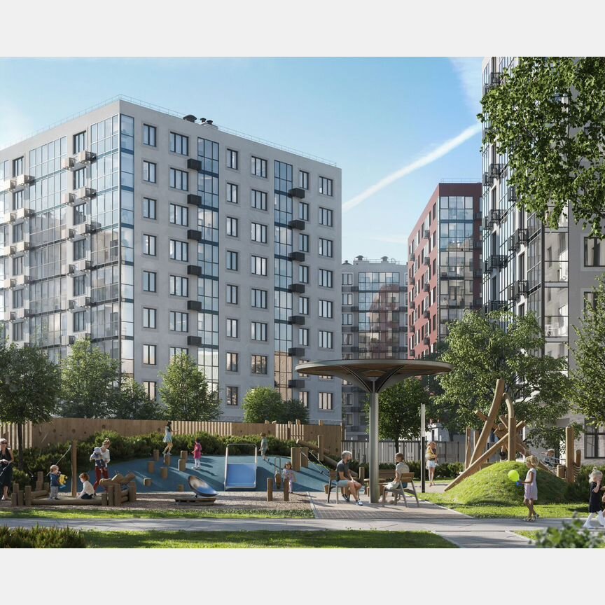 2-к. квартира, 58,8 м², 4/12 эт.