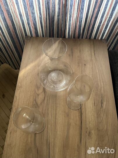 Декантер для вина с бокалами Zara home