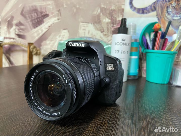 Canon EOS 650D с объективом