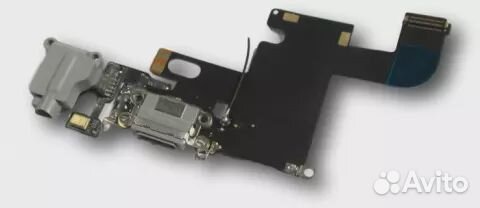 Шлейф для iPhone 6 + разъем зарядки + разъем гарни
