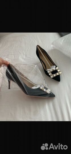 Туфли лодочки замшевые 39