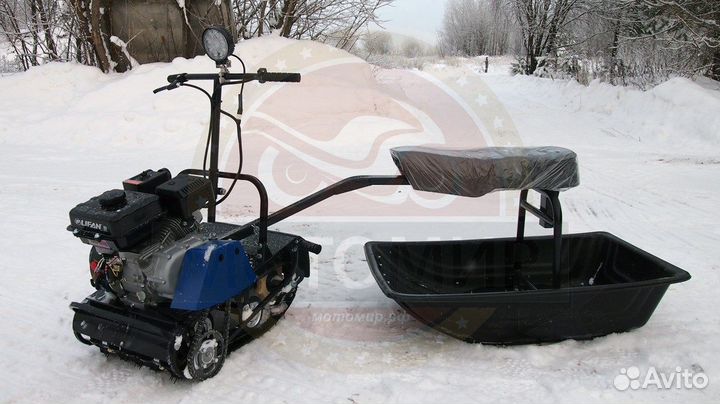 Мотобуксировщик белка - 8L Л.С., С фарой