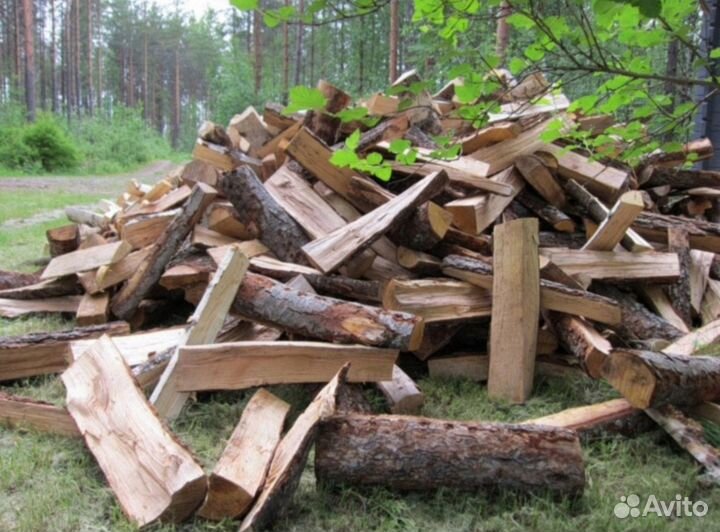 Дрова колотые дуб