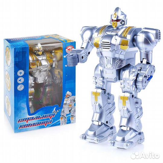 Игрушка робот на батарейках