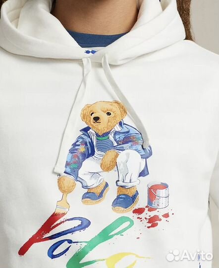 Polo ralph lauren bear худи оригинал