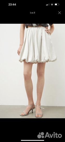 Юбка баллон мини lime xs