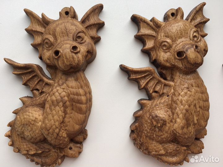 Елочные игрушки из дуба