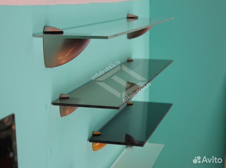 Полки из стекла