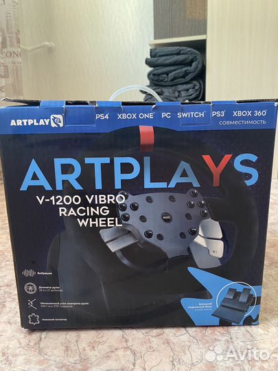 Руль Artplays V-1200 Vibro Racing Wheel