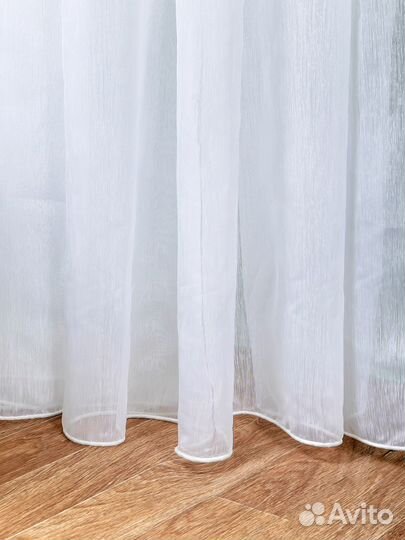 Тюль с утяжелителем