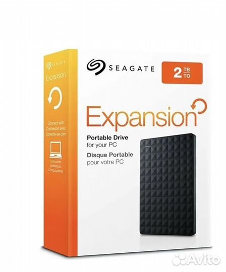 Внешний жесткий диск Seagate 2 тб