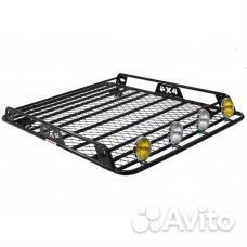 Багажник экспедиционный с бортами на Шевроле Нива