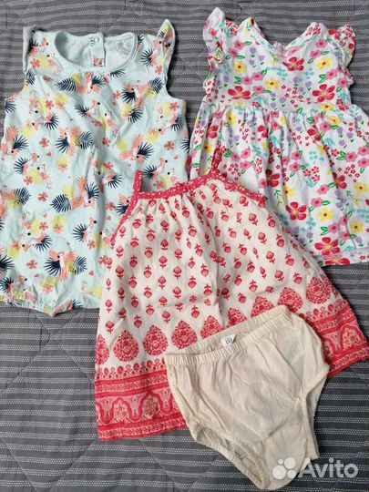 Вещи пакетом на девочку 74-80р