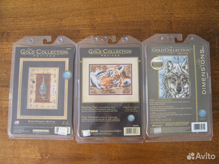 Наборы для вышивания Dimensions петит (мини) голд