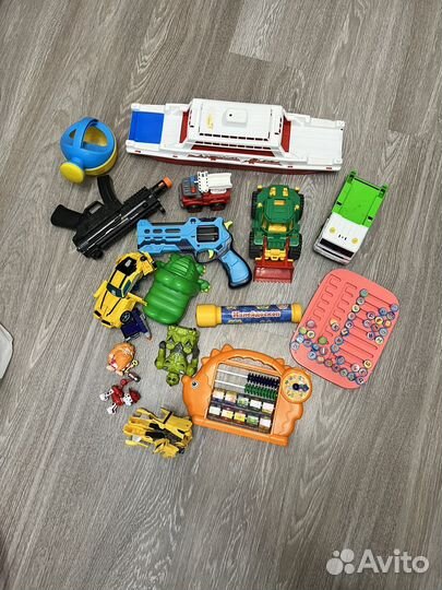 Детские игрушки пакетом для мальчика