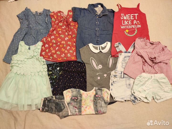 Вещи пакетом для девочки 92-98