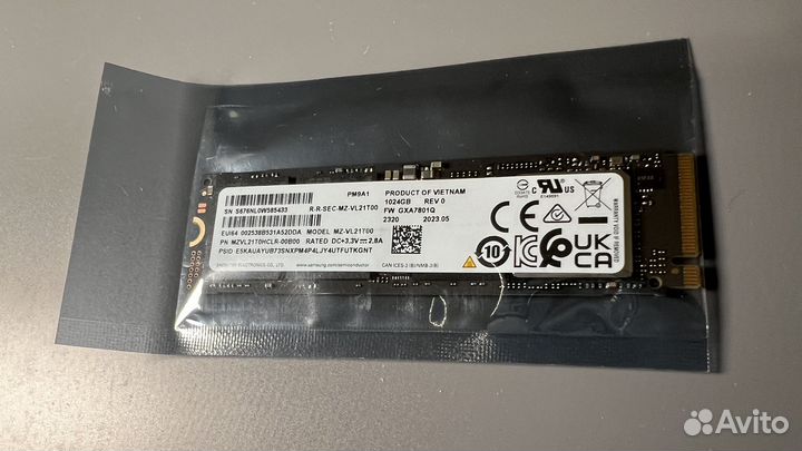 1tb ssd m2 samsung Pm9a1 / 980pro oem