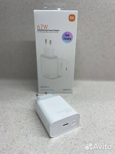 Зарядное устройство адаптер xiaomi 67w type-c