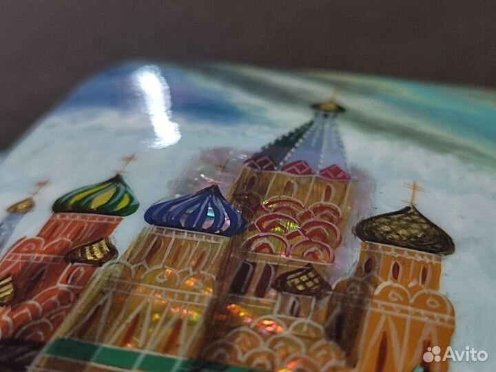 Шкатулка лаковая миниатюра авторская