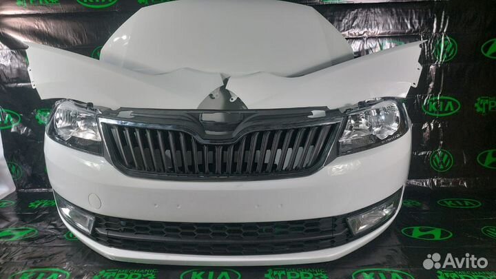 Бампер передний Skoda Rapid (Ноускат)