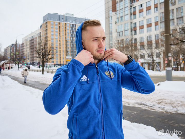 Зип худи флисовое