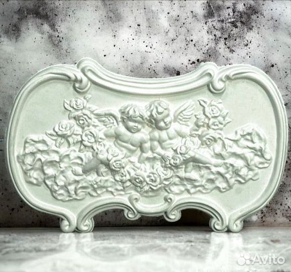 Панно барельеф Ангелы на небесах