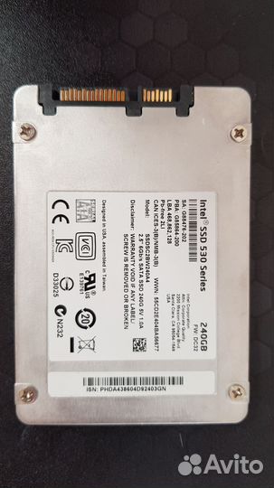 Intel ssd m2 256Gb NVMe