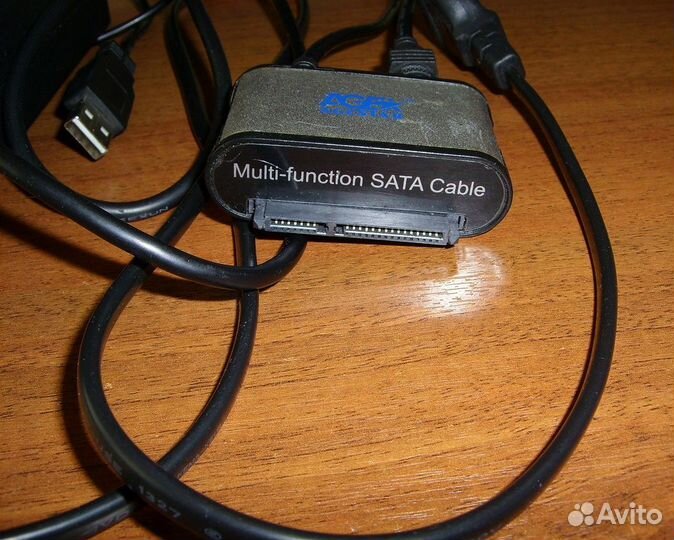 2.5 и 3.5 SATA to USB переходник с блоком питания