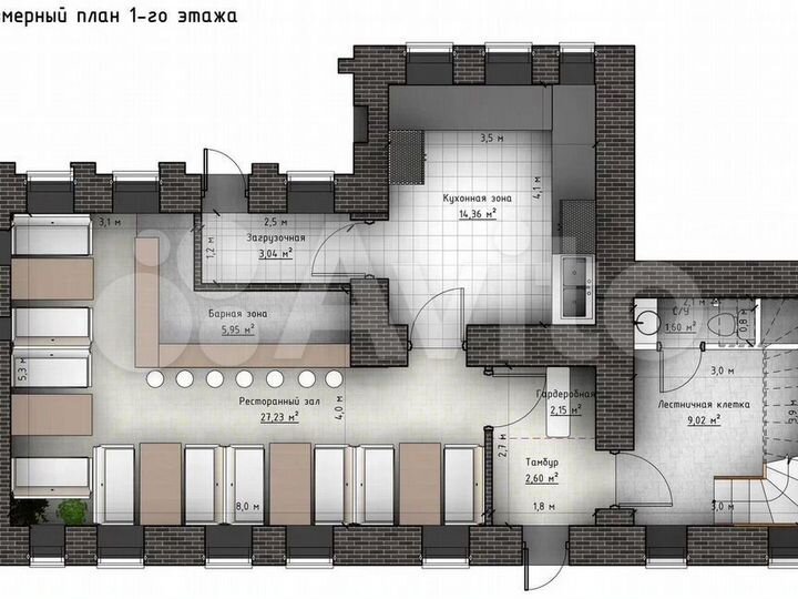 Особняк на Пятницкой, 334 м²