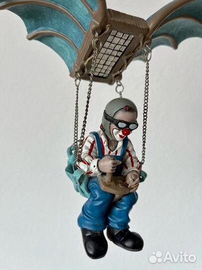 Клоун парашютист Клоун на параплане Gilde