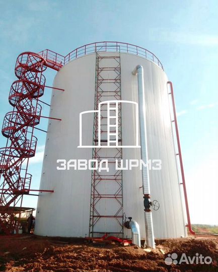 Резервуар вертикальный стальной 400 кубов