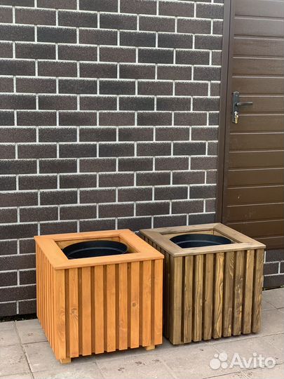Кашпо из дерева