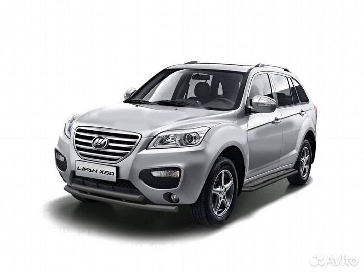 Защита переднего бампера Лифан X60 12-16 г.в