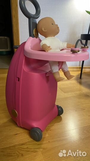 Чемодан кровать стульчик для кормления для кукол