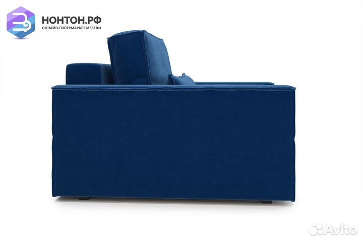 Кресло тик-так Сохо темно-синее