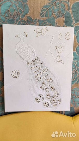 Картина из текстурной пасты