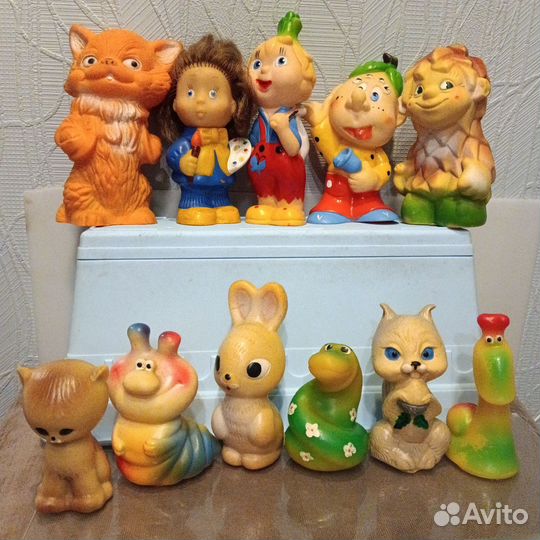 Резиновые игрушки СССР и 90х