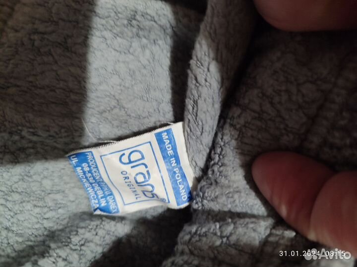 Демисезонная шапка+шарф на мальчика р. 46-48