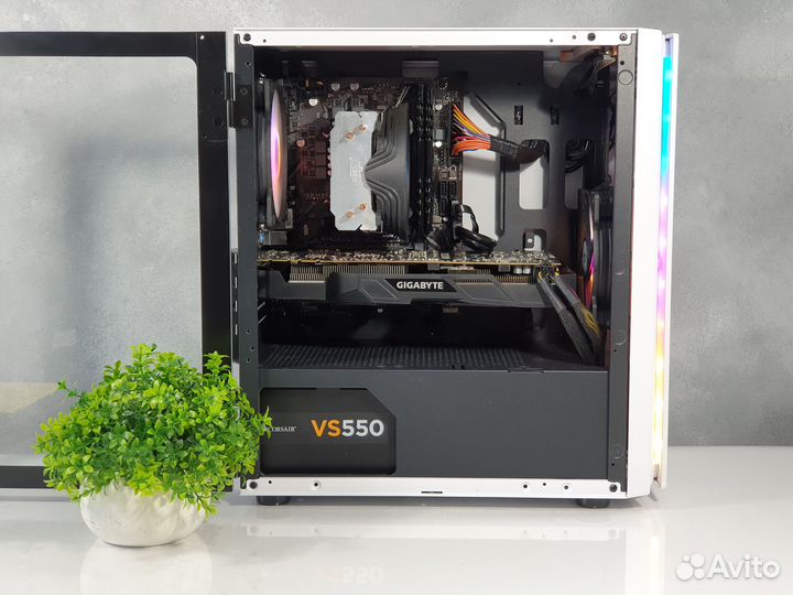 Игровой пк Core i5 10400, 16Gb, GTX 1070 8Gb, 550W 80+