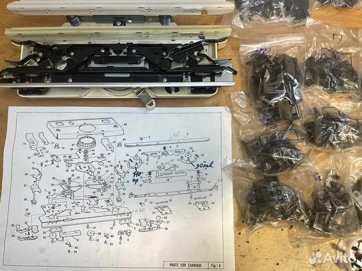 Запчасти на Бразер brother KR 838 840 850 890